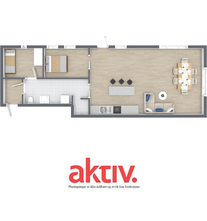 Stylish Apartment With Beautiful Views Of The River, Beach Nearby Кристиансанд Экстерьер фото